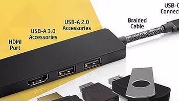 移动办公党迷你拓展神器 “惠普Elite USB-C Hub 扩充底座评测拆解报告” 小身材 大能量……爱了爱了