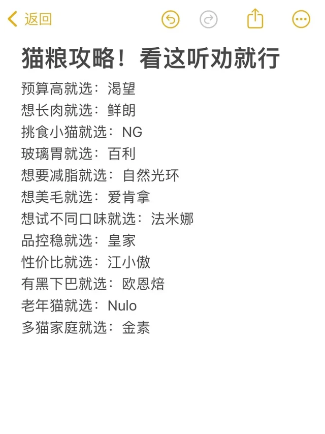 五年养猫经验总结（猫粮版）