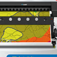 七级风普伟春天喷绘机G-1608E国产绘图仪1.6米宽防水适用PP背胶作训地图写真布彩喷纸白画布