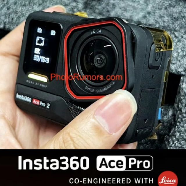 紧追其后，Insta360 Ace Pro 二代运动相机谍照曝光，有望近期发布