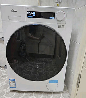 美的（Midea）滚筒洗衣机全自动家用 小白鲸MD100WJ3 10公斤洗烘一体机 元气轻氧  草本除菌 