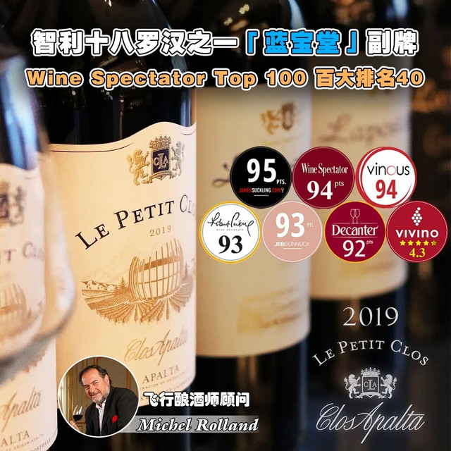 智利十八罗汉之一「蓝宝堂」副牌 2019 WS百大排名40