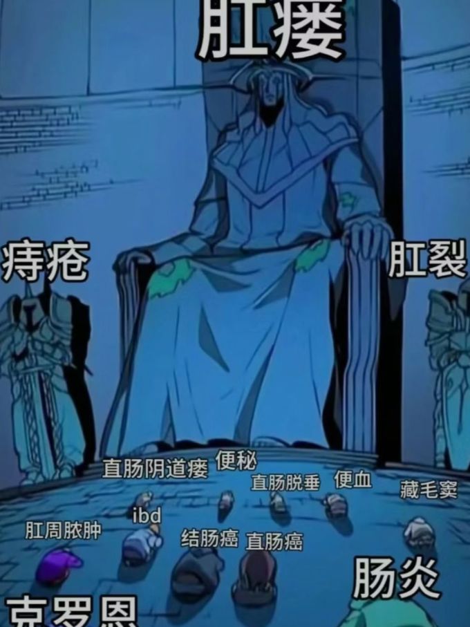 肛瘘是啥希望你们永远看不懂这张图