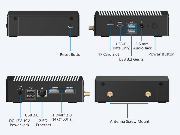 MINIX 发布 NEO 300-0dB 迷你主机，无风扇，升级英特尔N300、支持 WIFI7 无线