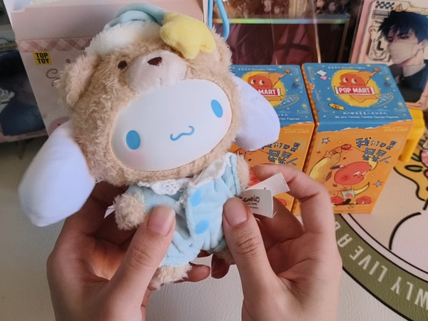 ［拆盲盒］三丽鸥搪胶，泡泡玛特新品星星人拆盒