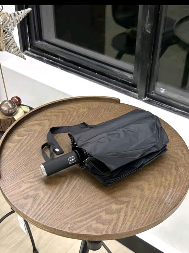 暖心话全自动雨伞男士商务折叠伞大号男女双人晴雨两用太阳伞遮阳伞 72骨升级款大伞-尊贵黑