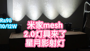 米家蓝牙mesh2.0灯具来了：星月影至臻pro+射灯。但是感觉2.0特性还没适配？目前感知最明显的是远程升级