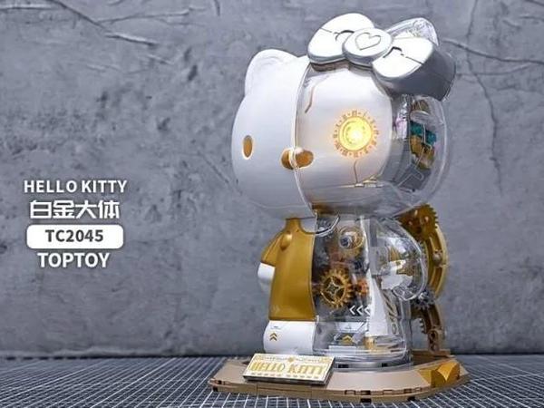 HELLO KITTY的白金大体!这个也太好看了!