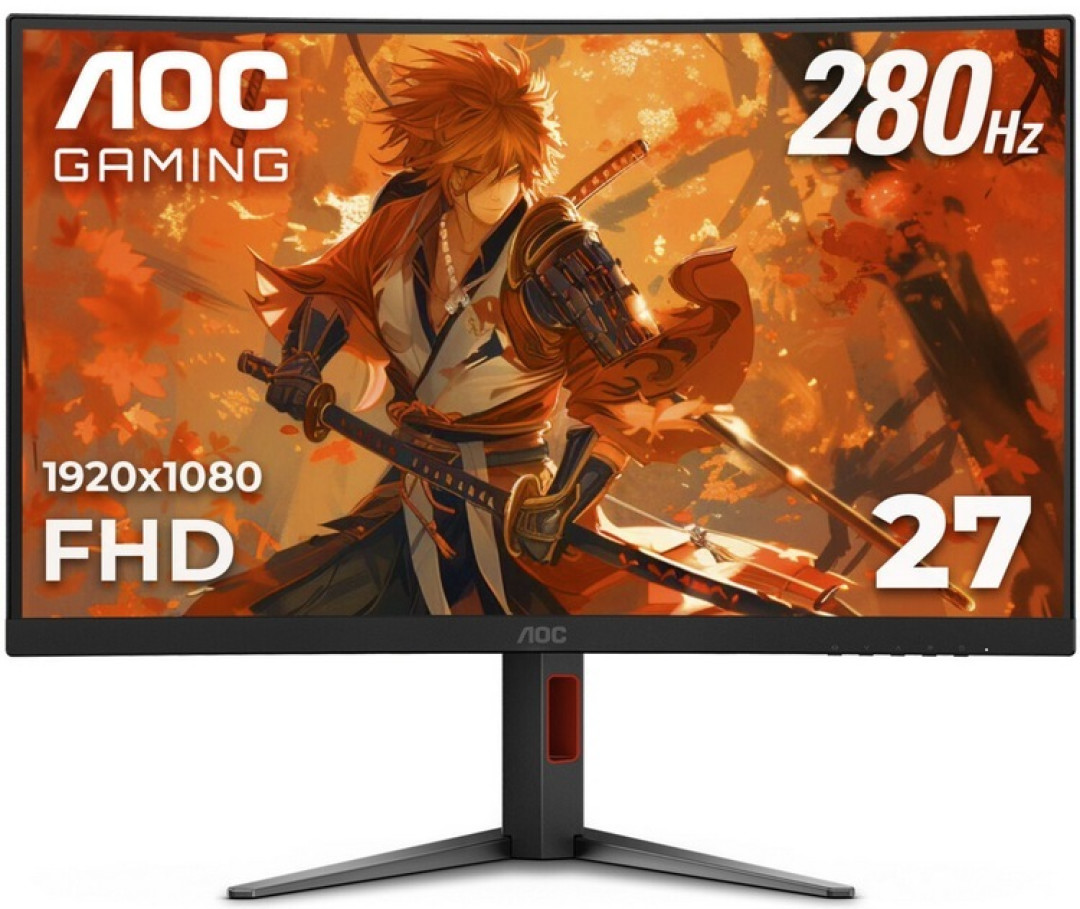 AOC冠捷发布 G4 系列游戏显示器,曲面屏、280Hz 高刷低延迟