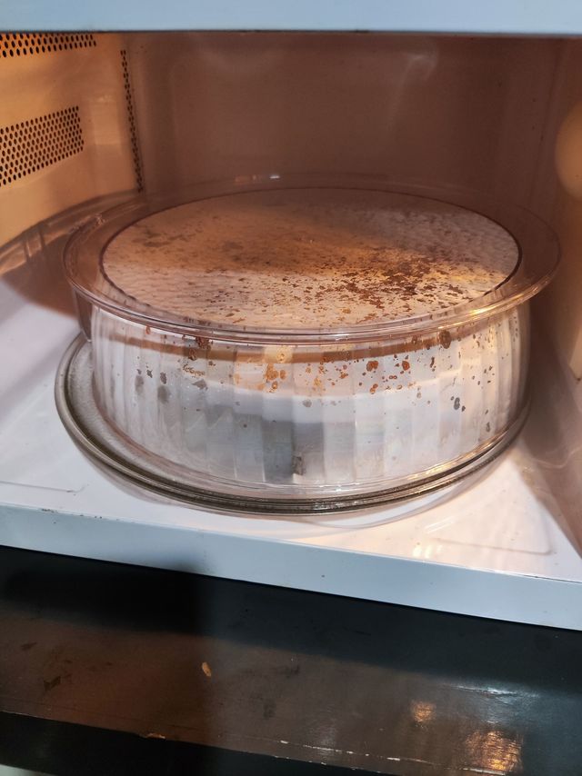 买个微波炉罩，搞卫生省事多了