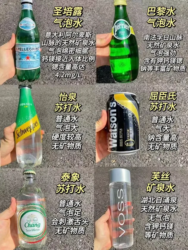 🔥6款高端气泡水测评！快来抄作业~