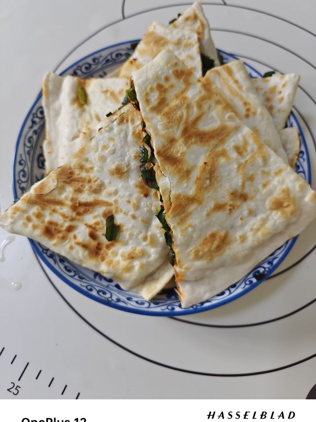 童年滤镜美食之韭菜饼