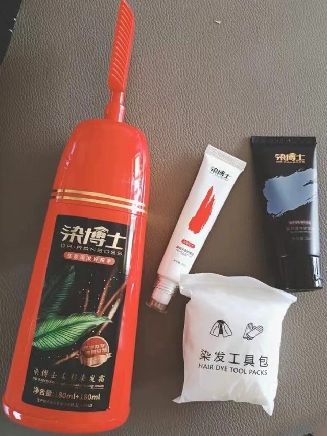 染博士一梳黑，白发拜拜！
