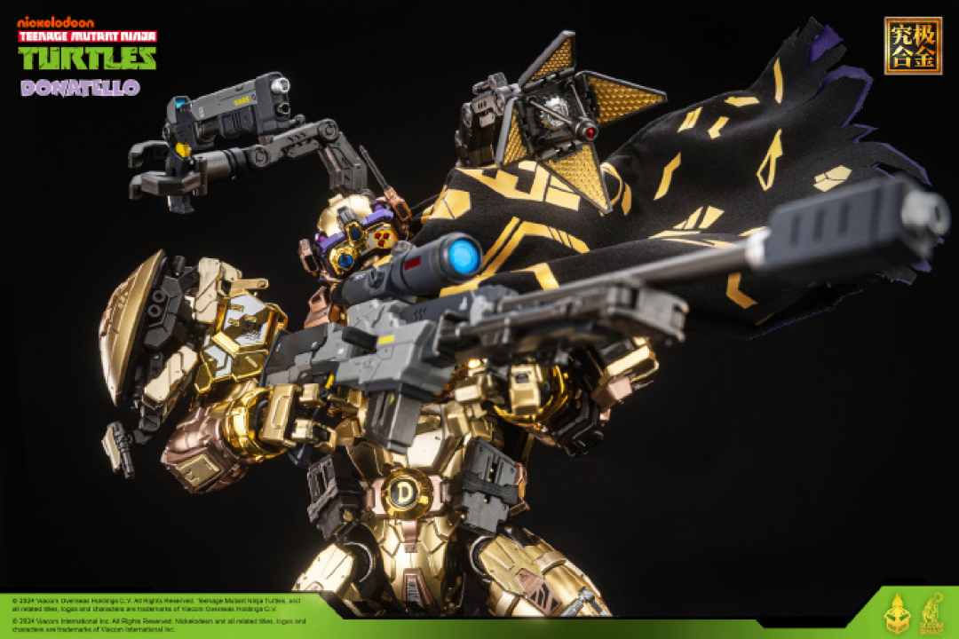 HEATBOYS Fire Boy Animation x Snap Finger Animation, Golden Donatello Golden Edition WF2024 Shanghai Limited Edition