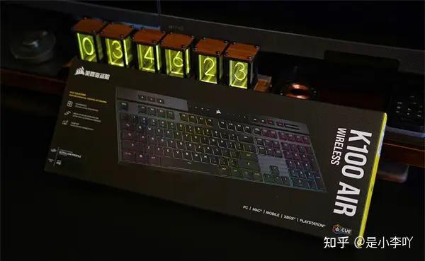 USCORSAIR美商海盗船机械键盘K100 AIR开箱详细体验评测：超矮轴体轻薄全能
