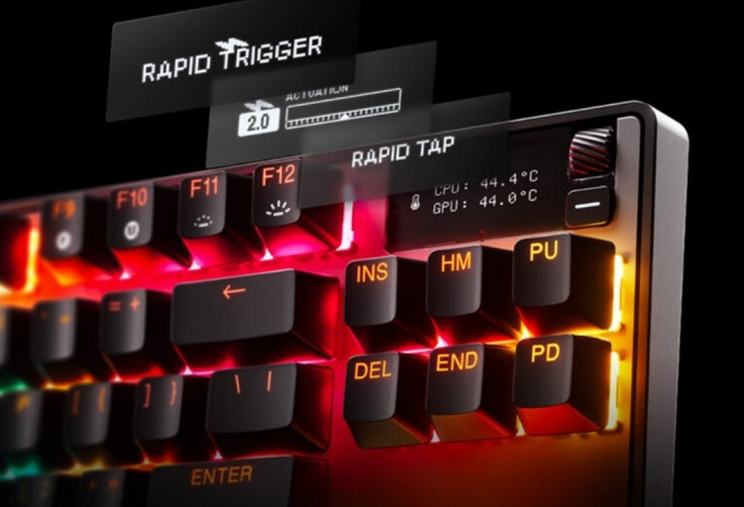赛睿发布 Apex Pro Gen 3 TKL 系列游戏键盘,屏显、霍尔磁轴、防误触保护模式