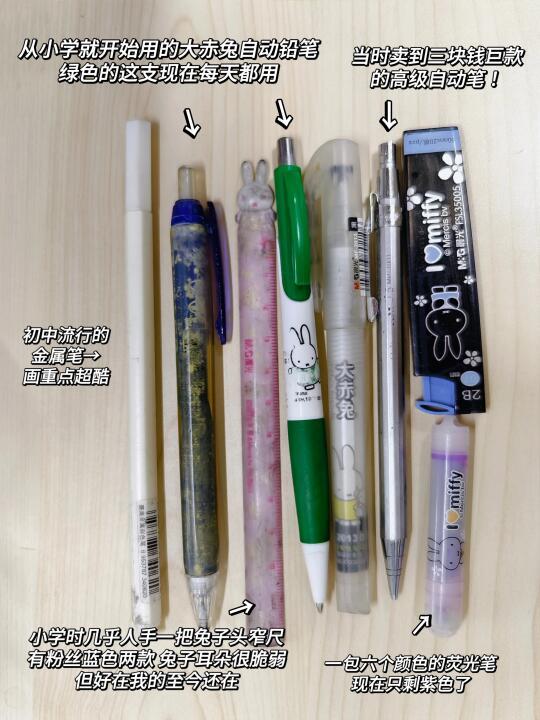 我那些“服役”了十几年的晨光文具