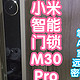 [抢跑]小米上新之小米智能门锁M30Pro。人脸+掌静脉+AI双摄+室内屏+远程下发密码和设置