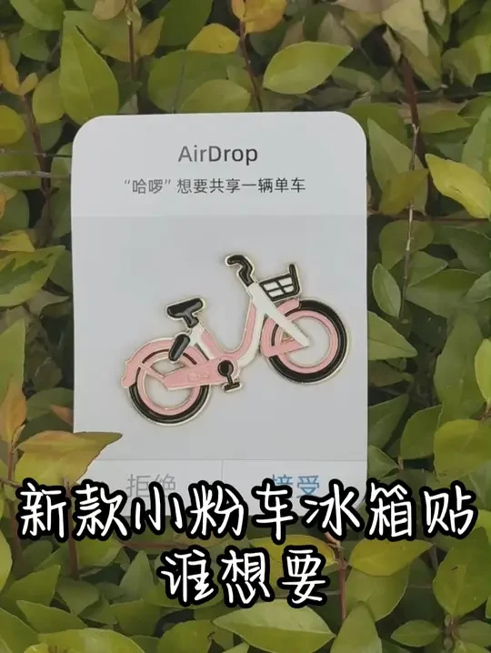 小粉车冰箱贴来啦，想要的在评论区扣1，5月6日开奖#福利  #冰箱贴  #哈啰  #文创  #精神状态良好