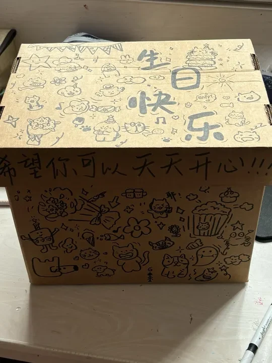 一份煎饺宝宝筹备了很久的生日礼物🥹🥹迟来的礼物像分期的快乐，让原本平淡的一天变得美好起来，在今天也感受到了几天前生日的余