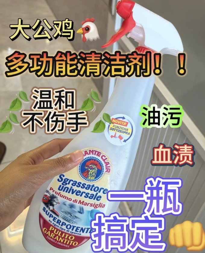 大公鸡管家油污清洁剂
