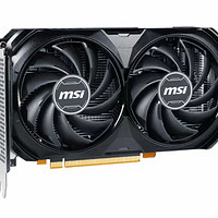 微星（MSI）万图师GeForce RTX 4060 VENTUS 2X BLACK 8G OC：性能与设计兼具