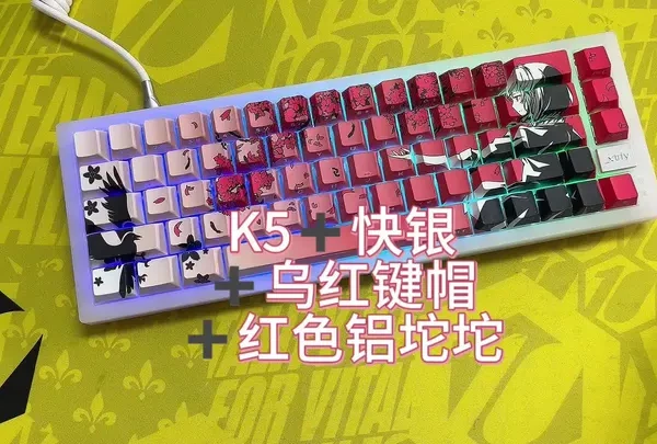这样改装你喜欢吗？#客制化键盘 #机械键盘 #键盘发光 #电竞 #xtrfyk5