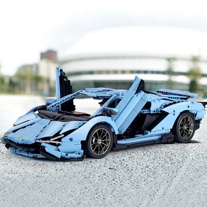 乐高拼插积木怎么样 哇!乐高兰博基尼,速度与激情!
