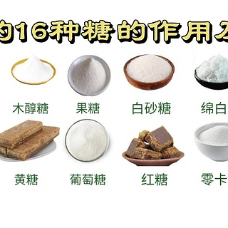 16种糖类来源大盘点，看看它们的作用与区别