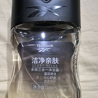 REEBOK锐步 男士沐浴露洗发水洗面奶三效合一  洁净亲肤100ml