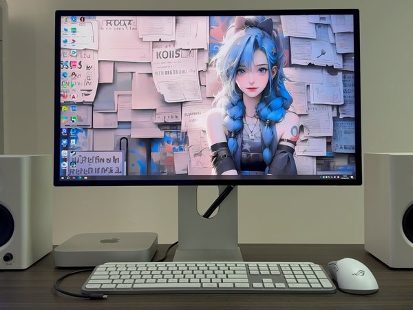 酷优客，一台既可Mac又可Win的4K高刷镜面屏显示器，设计游戏两不误
