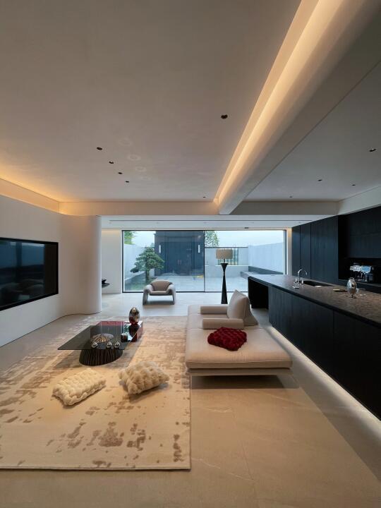 现代极简｜地毯果然是掌管氛围感的神