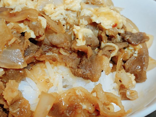 开心下厨：牛肉滑蛋盖饭