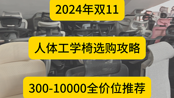 2024年双11人体工学椅选购攻略，300-10000全价位推荐