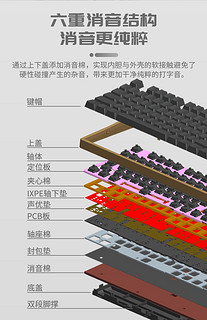 178元起，雷咖泽 TK18，无线三模机械键盘.