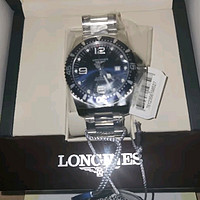 浪琴（LONGINES）瑞士手表 康卡斯潜水系列 机械钢带男表L38414966