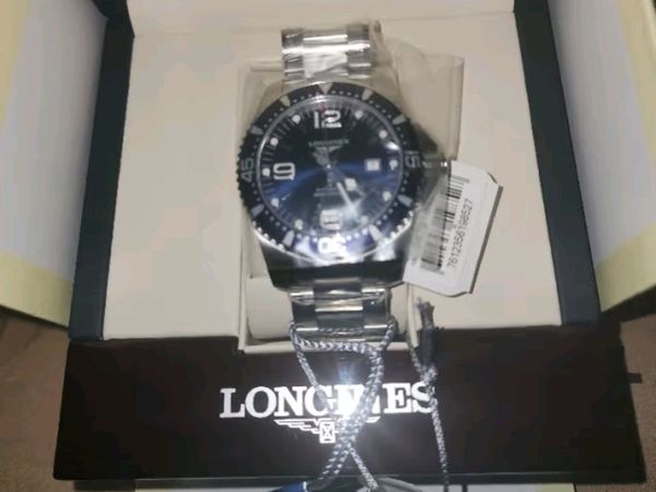 浪琴（LONGINES）瑞士手表 康卡斯潜水系列 机械钢带男表L38414966