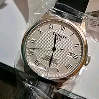 天梭（TISSOT）瑞士手表 力洛克系列腕表 皮带机械男表 T006.407.16.033.00