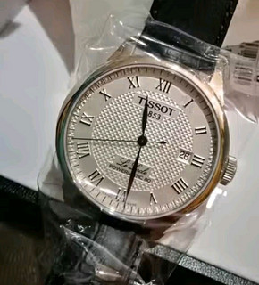 天梭（TISSOT）瑞士手表 力洛克系列腕表 皮带机械男表 T006.407.16.033.00