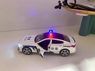 大号合金警车玩具