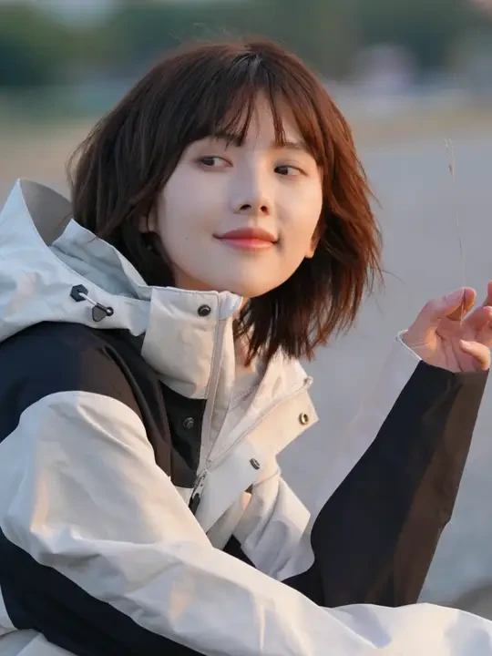 落日余晖 微风轻拂 #冬季氛围感照片 #探路者冲锋衣 #秋冬穿搭 #男女同款