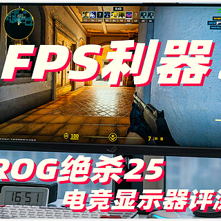 双11买台310Hz超高刷玩FPS吧！ROG绝杀25电竞显示器评测