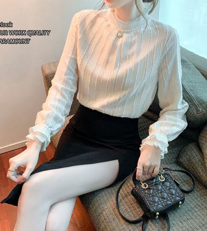 秋水伊人女士衬衫