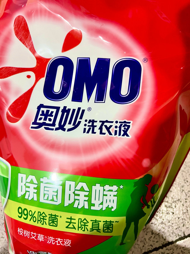 OMO 奥妙除菌除螨洗衣液 ，家庭必备洗衣液