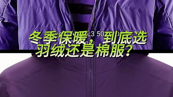 冬季保暖，到底选羽绒还是棉服？