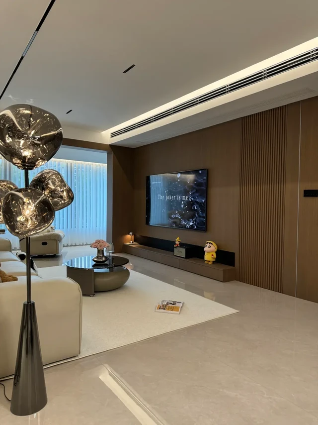 160平意式极简风，高级感是地毯给的~