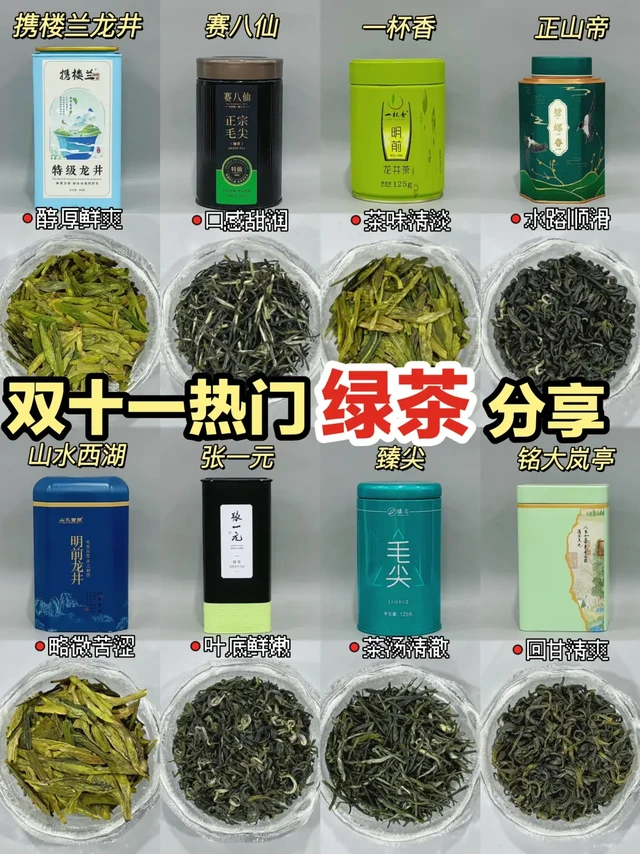 6年喝茶经验！手把手教你选热门绿茶品牌