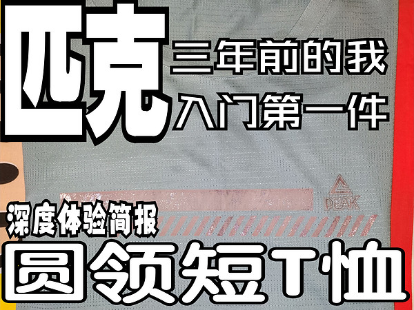 入门时的第一件｜匹克-「圆领短T恤（2021款）」深度体验使用简报（PEAK/入门选择/F602557）