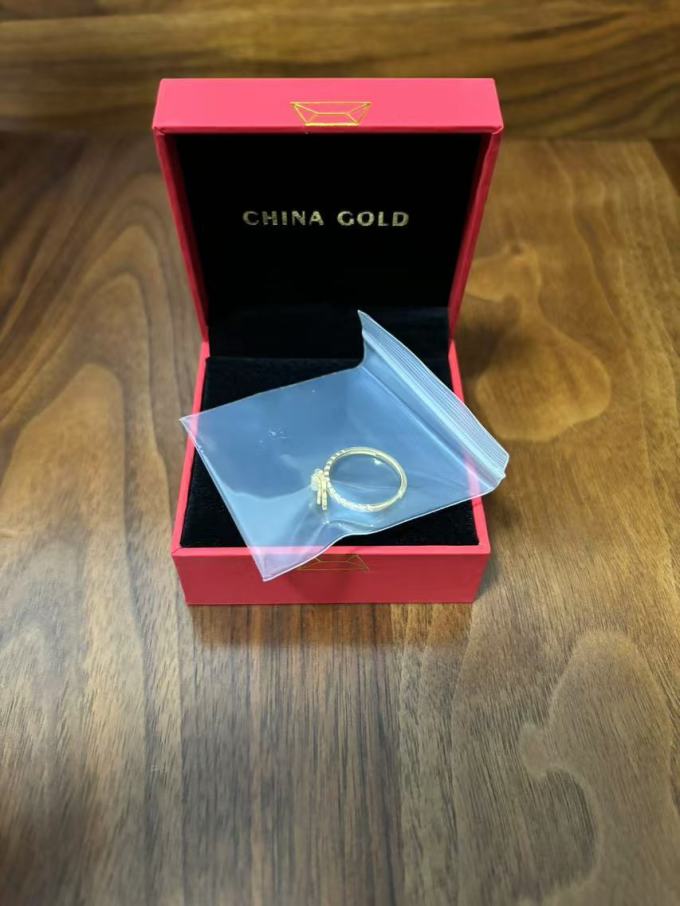 中国黄金黄金戒指