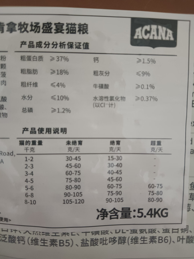 爱肯拿猫咪干粮